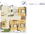 浩创梧桐花语_3室2厅1卫 建面100平米