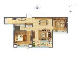 润江翡丽公馆_2室2厅1卫 建面92平米