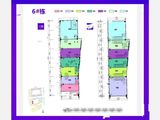 厚德锦街_6#一层二层平面户型 建面50平米