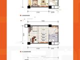 榕湖中央广场_1室1厅1卫 建面48平米