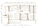 保利中央公园_4室2厅3卫 建面171平米