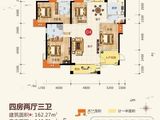 恒隆新城_4室2厅3卫 建面162平米