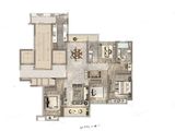 宁波湾星钻_4室2厅2卫 建面170平米