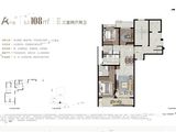 温州万科古翠隐秀_3室2厅2卫 建面108平米