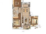 禹洲嘉誉风华_3室2厅2卫 建面98平米