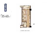 运河一号_1室1厅1卫 建面36平米