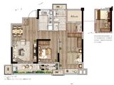 万象府_3室2厅1卫 建面98平米