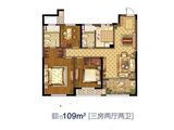 嘉宏天际_3室2厅2卫 建面109平米