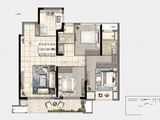 弘阳上坤云峯_3室2厅2卫 建面106平米