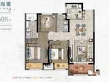 桃李东方_3室2厅2卫 建面96平米