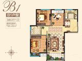 明发江湾新城_3室2厅1卫 建面90平米