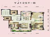 碧桂园紫龙府_3室2厅2卫 建面125平米