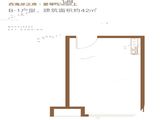 红星国际广场_1室1厅1卫 建面42平米