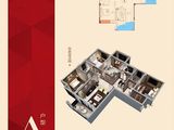 福锦中心广场_2室2厅2卫 建面106平米