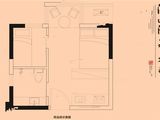 溪山温泉天冉_2室1厅1卫 建面32平米