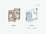 三盛雅居乐璞悦长滩_3室2厅2卫 建面90平米