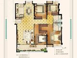 保利世茂璀璨滨江_4室2厅2卫 建面134平米