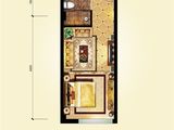 金舍汤河东岸_1室1厅1卫 建面30平米