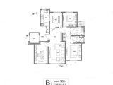绿城济南蘭园_3室2厅2卫 建面128平米