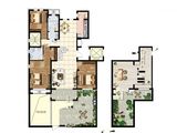 秀兰花漫里_4室2厅2卫 建面137平米