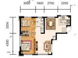 福佳弘郡_2室2厅1卫 建面83平米