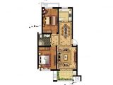 天颐城和园_2室2厅1卫 建面95平米