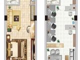 浩源尚城_1室1厅1卫 建面55平米