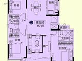 恒大悦府_3室2厅2卫 建面153平米