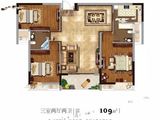 浩城江上院_3室2厅2卫 建面109平米