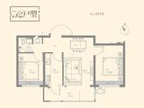 哈西骏赫城_2室2厅1卫 建面74平米