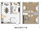 威海艺家_4室1厅1卫 建面68平米