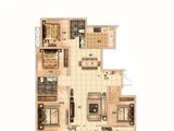 致远天宸府_4室2厅2卫 建面138平米