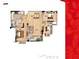 鑫邦时代广场_3室2厅1卫 建面101平米