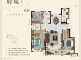 中梁国信海岳府_3室2厅2卫 建面120平米