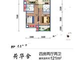 天福九熙府_4室2厅2卫 建面121平米