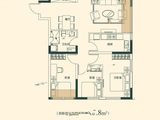 恒大云玺_3室2厅1卫 建面112平米