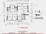 悦桂云图之城_4室2厅2卫 建面116平米