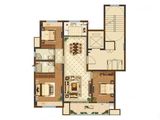 美的德信翰林府_3室2厅2卫 建面119平米