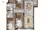 风华绮轩_4室2厅2卫 建面120平米