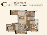 望月湾雅舍_3室2厅2卫 建面112平米
