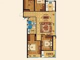滨江新希望拥潮府_4室2厅2卫 建面117平米