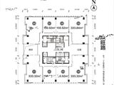 楷林中心_7座写字楼平面图 建面159平米