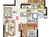 碧桂园凤凰城_2室2厅1卫 建面95平米