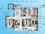碧桂园华新时代_4室2厅2卫 建面136平米