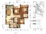 乐基优悦广场_3室2厅2卫 建面88平米