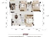 碧园南溪新城_3室2厅2卫 建面103平米