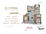 中海玖嶺南山_3室2厅2卫 建面116平米