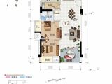 大嘉汇岭秀一方_2室2厅1卫 建面89平米