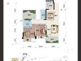 金悦澜湾_2室2厅2卫 建面100平米