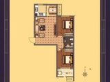锦绣范阳二期_2室2厅1卫 建面79平米